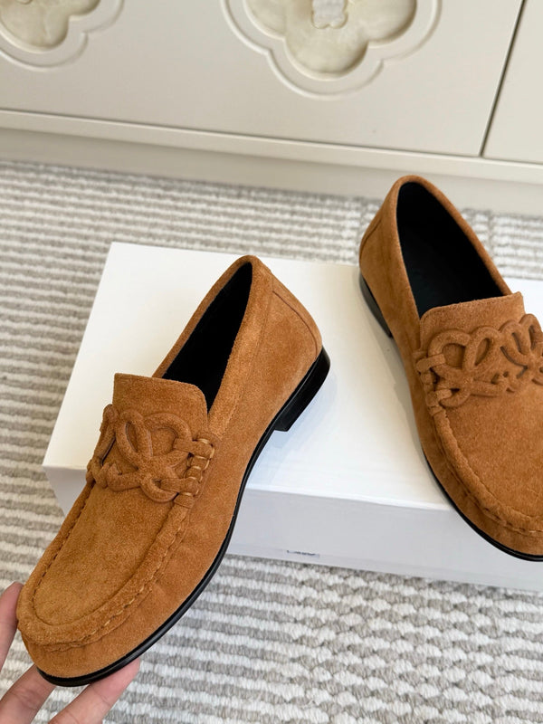 LW 26FW Double L Loafers Suede Leather 193312