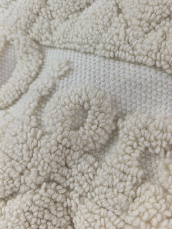 CD 26S Cannage Quilted Jacket Round Neck Button Front Sheep Wool 448114
