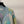 CC 26S Deep V-Neck Knit Cardigan Floral Embroidery Colorful Feather Details Blue Wool 448088