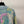 CC 26S Deep V-Neck Knit Cardigan Floral Embroidery Colorful Feather Details Blue Wool 448088