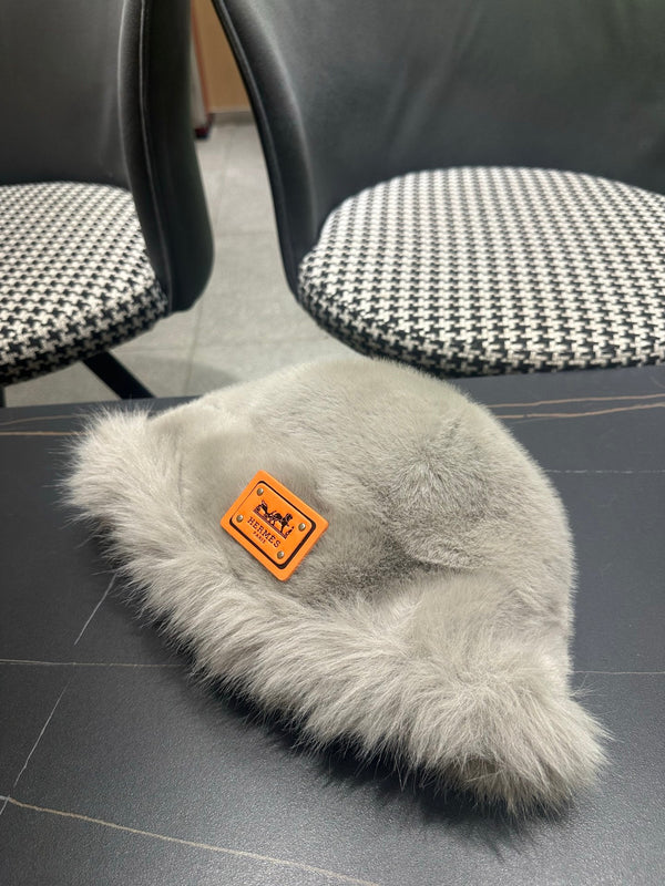 HM 26FW Fisherman Hat Fox Fur Trim 558951