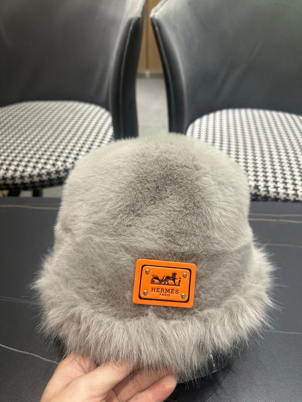 HM 26FW Fisherman Hat Fox Fur Trim 558951