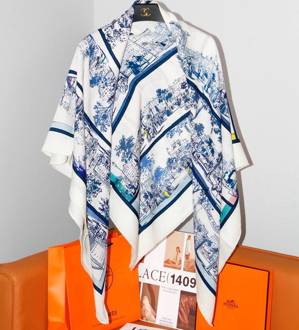 HM 26s Scarf 140 In Cashmere And Silk 559690