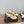 CC 27S Mary Jane Pumps Chunky Heel Gold Strap Suede 194762