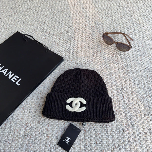 CC 26FW Chunky Cable Knit Beanie Hat Wool Blend 563898