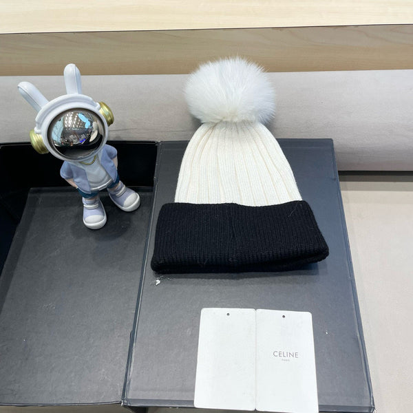 CE 26FW Colorblock Beanie Hat Knit 563799