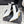 Alaia 26FW Pointed-Toe Chelsea Ankle Boots 9cm Cube Wedge Heel Patent Lether 197005