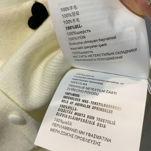 Miu 2026 Heart Motifs Cardigan Wool 421231