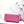 LOE MINI 18 PUZZLE BAG IN DEEP PINK CALFSKIN