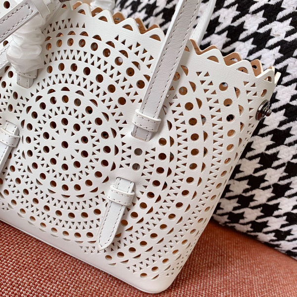 MINA 20 BAG IN WHITE VIENNA CALFSKIN