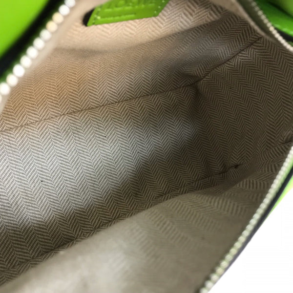 BORSA LOE MINI 18 PUZZLE IN PELLE DI VITELLO VERDE SMERALDO
