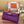HM Kelly Cut 31cm Purple Swift Leather Ghw