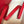 HM SAC ROULIS 18 RED TOGO LEATHER