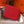 HM SAC ROULIS 18 RED TOGO LEATHER