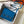 HM SAC ROULIS 18 COBALT TOGO LEATHER