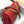19 FLAP BAG 26 RED LAMBSKIN GOLD HARDWARE