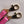 HM KELLY MINI 19 DEEP PINK CROCODILE EMBOSSED COWHIDE GOLD HARDWARE