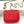 MINI SQUARE CLASSIC FLAP BAG 17CM RED LAMBSKIN GOLD HARDWARE