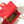 MINI SQUARE CLASSIC FLAP BAG 17CM RED LAMBSKIN GOLD HARDWARE