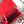 MINI SQUARE FLAP BAG 17CM RED LAMBSKIN SILVER HARDWARE
