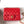 MINI SQUARE FLAP BAG 17CM RED LAMBSKIN GOLD HARDWARE