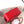 MINI SQUARE FLAP BAG 17CM RED LAMBSKIN GOLD HARDWARE