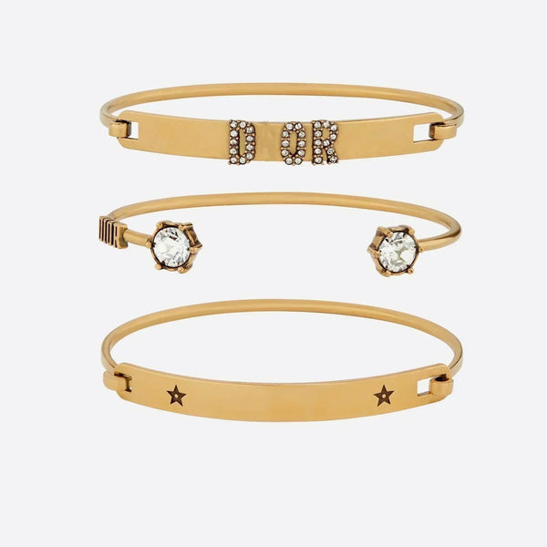 SET BRACCIALE D EVOLUTION IN METALLO FINITURA ORO ANTICO