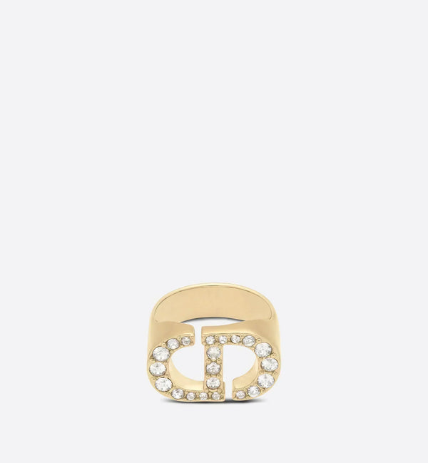 30 MONTAIGNE RING GOLD-FINISH METAL AND SILVER