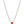 HEART PEDANT CARNELIAN NECKLACE