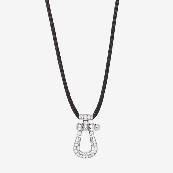 COLLANA CON PENDENTE FORCE 10 E DIAMANTI COMPLETI, MODELLO GRANDE