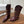 Isabel Marant Meixa Boots Santiag 30mm Burgundy Leather and Metal