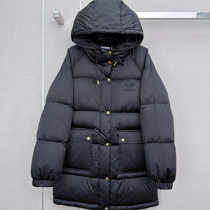 CE 2026 Hooded Mid-Length Jacket Nylon Down 430240