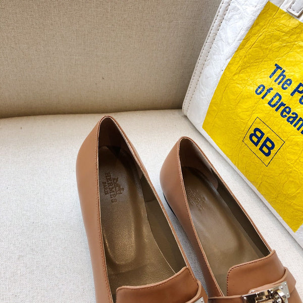 HM Pegase Ballerina Flats Brown Leather 546204