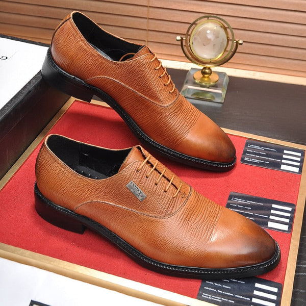 GG Men's Dress Shoe Brown Cowhide 499525