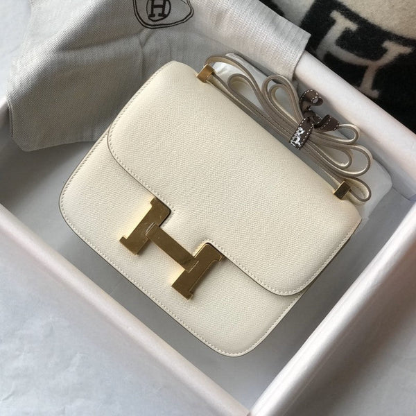 CONSTANCE 18 BIANCO EPSOM ORO HARDWARE
