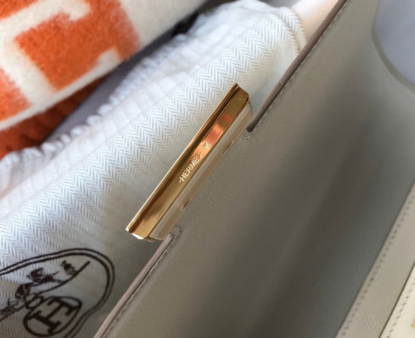 CONSTANCE 18 BIANCO EPSOM ORO HARDWARE