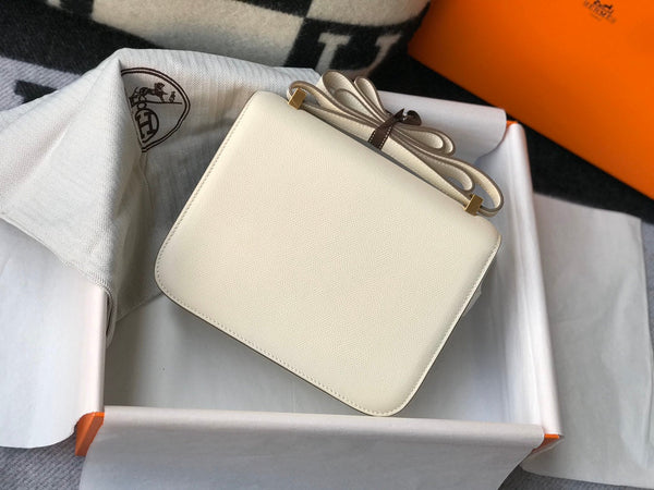 CONSTANCE 18 BIANCO EPSOM ORO HARDWARE