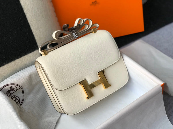 CONSTANCE 18 BIANCO EPSOM ORO HARDWARE