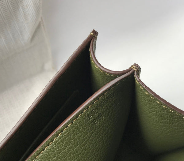 CONSTANCE 18 PINE EPSOM SILVER HARDWARE