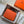 CONSTANCE 18 ORANGE EPSOM GOLD HARDWARE