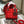 LADY 24 HANDBAG EMBOSSED DIAMOND IN CHERRY RED CALFSKIN