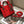 LADY 24 HANDBAG EMBOSSED DIAMOND IN CHERRY RED CALFSKIN