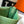 Mini Evelyne 18cm Green Togo Ghw