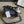 BORSA HOBO CC MEDIUM 20 IN PELLE DI VITELLO NERA E BLU EGEO CON TRACOLLA