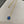VCA Clover Vintage Agate Blue 1 Diamond Necklace Gold