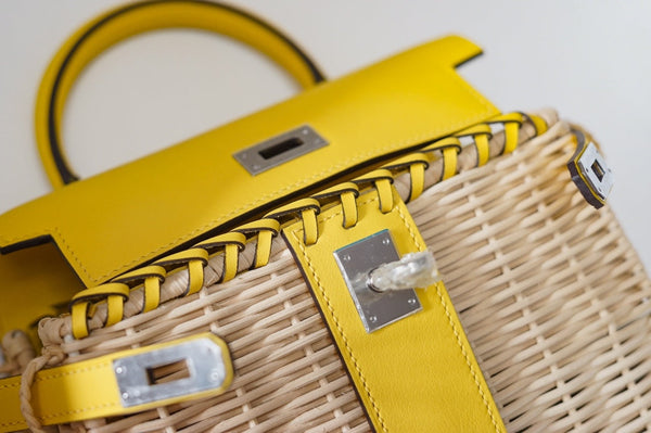 HM Kelly 20 Picnic Kelly Giallo Bambù e Rattan