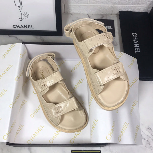 CC 25S Dad Sandal Nude Calfskin