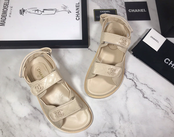 CC 25S Dad Sandal Nude Calfskin