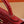 HM KELLY BAG 28 RED CROCODILE EMBOSSED CALFSKIN
