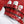 HM KELLY BAG 28 RED CROCODILE EMBOSSED CALFSKIN